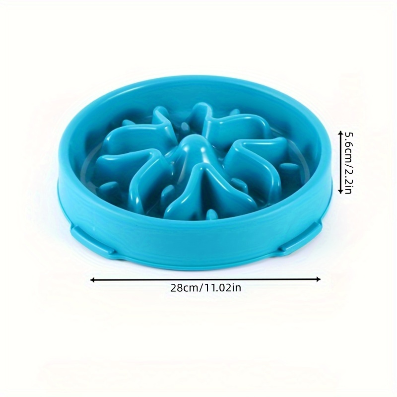 Durable Plastic Dog Slow Feeder Bowl Anti-choking Dog Puzzle Food Bowl  Water Basin For Improved Digestion - Temu