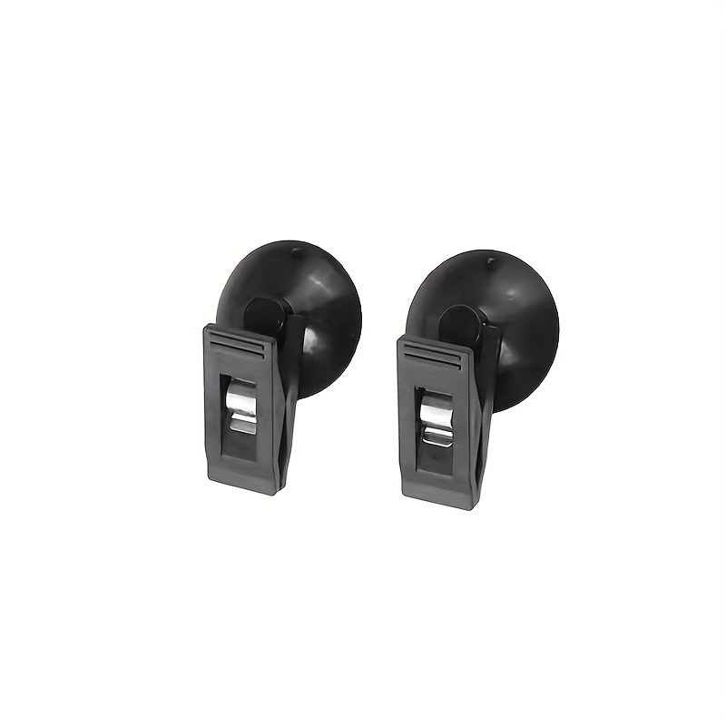 2pcs Suction Cup Clips Advertising Pop Card Holder Curtain Clamp