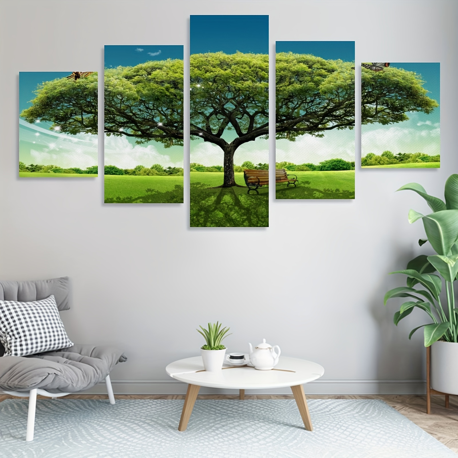 3 Unids/set Art Canvas Print Posters, Cherry Tree Canvas Wall Art  Paintings, Ilustraciones Pintura Pared Sala , Dormitorio, Baño, Oficina,  Pasillo, Cocina, Decoraciones Pared, Sin Marcos - Hogar Cocina - Temu