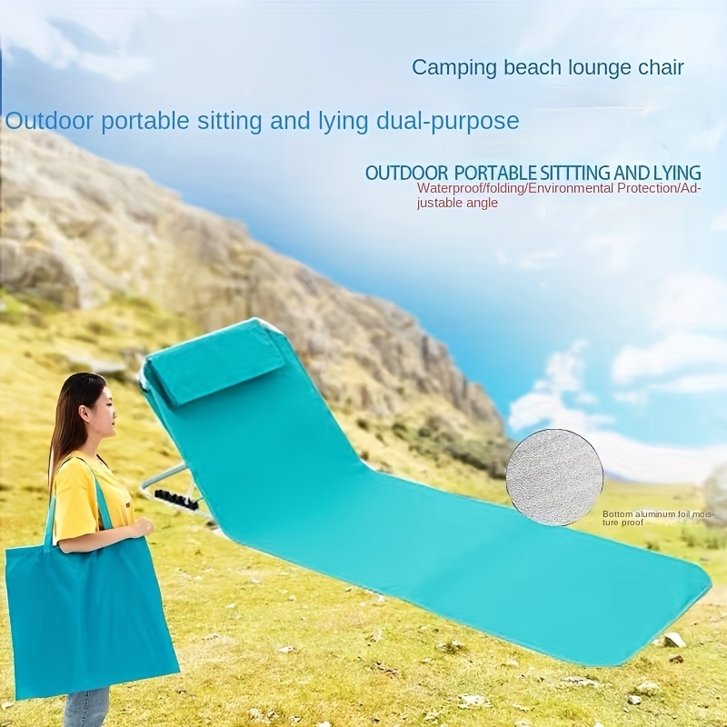 Relaxdays Double Camping Chair, Portable Fishing Seat with Drink