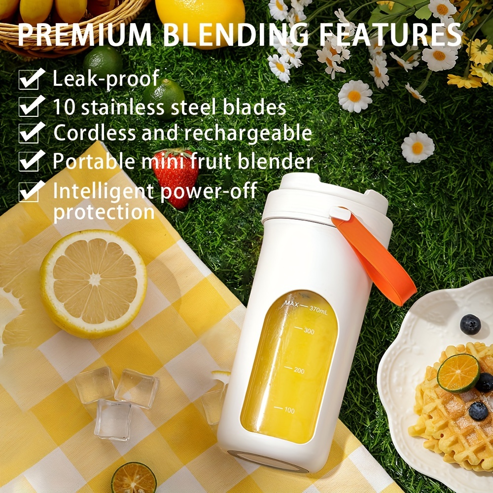 400ml Personal Blender Rechargeable Cordless Blender Cup Portable