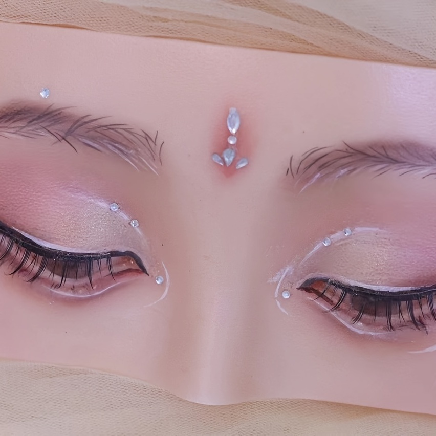 2024 Makeup Practice Face - Silicone Face Eye Makeup Practice Board, The  Perfect Aid to Practicing Face Makeup, Make Up/Face Painting Practice