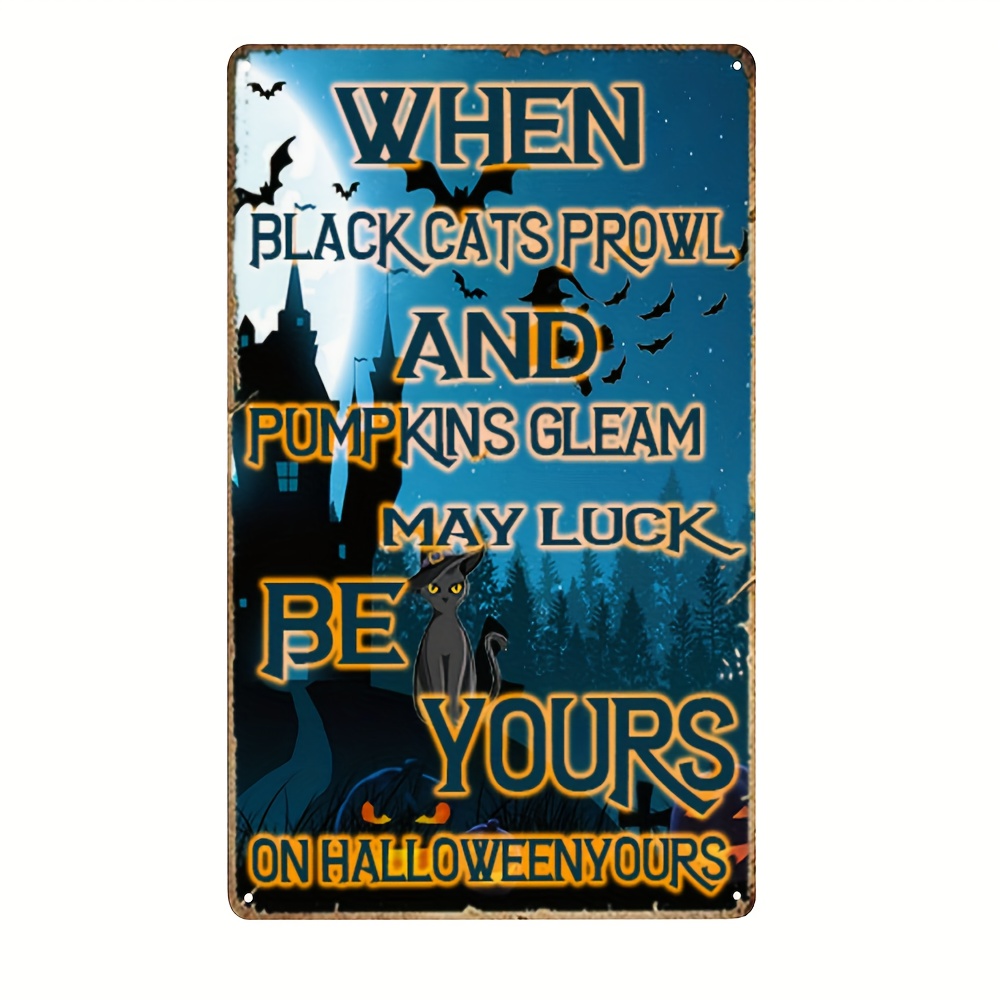 When Black Cats Prowl Kitchen Towel