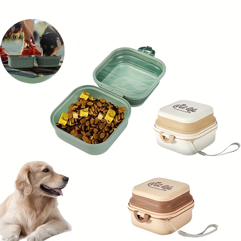 Collapsible Dog Bowls Water Portable Travel Pet Food Feeding - Temu