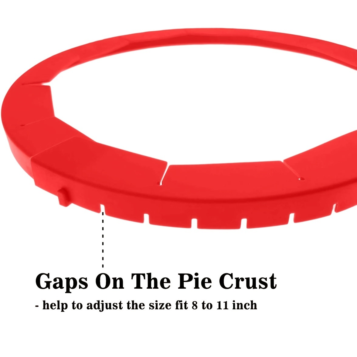 Adjustable Pie Crust Shield Silicone Pie Protectors Temu