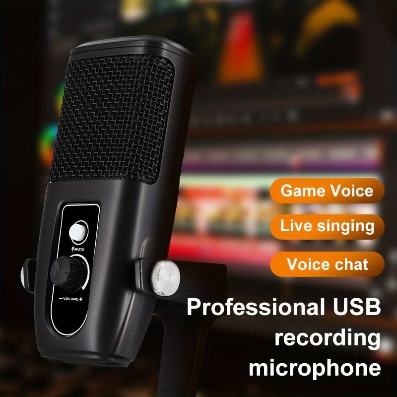 Microphone Conférence USB Professionnelle, Micro à Condensateur