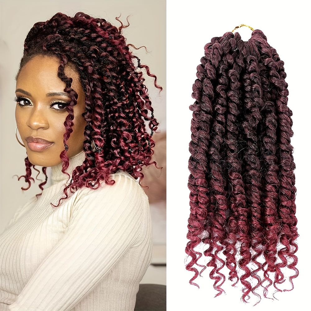 Passion Twist Crochet Braiding Hair Extensions 12 Strands - Temu United  Kingdom