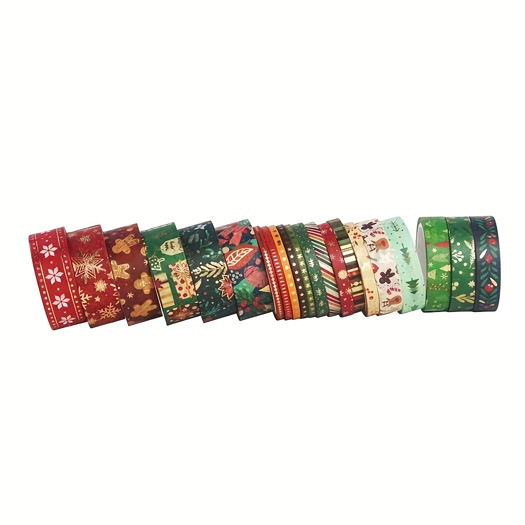 Long Christmas Thin Strips Paper Tape Christmas Holiday - Temu