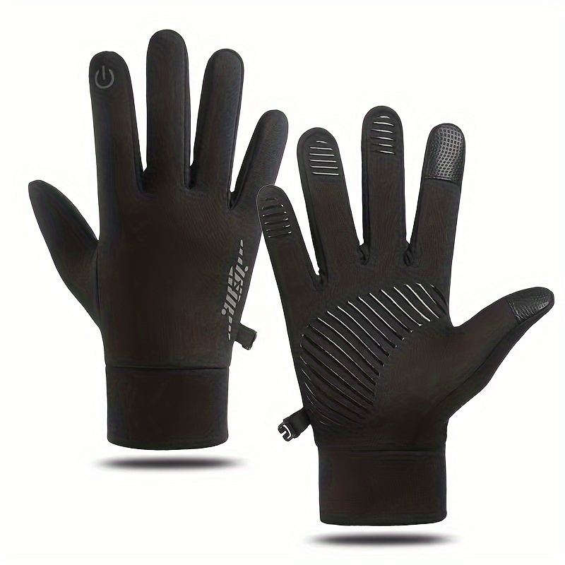 Men's Winter Waterproof Anti slip Warm Finger Gloves Outdoor - Temu