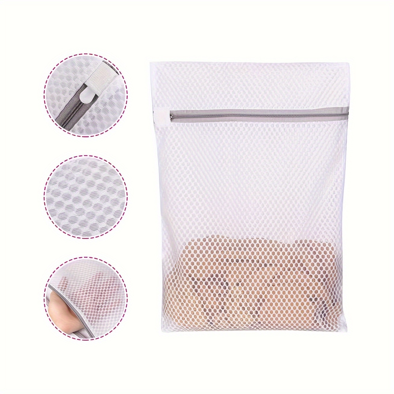 Mesh Laundry Bags Delicates Easy Deform Durable Reusable. - Temu Canada