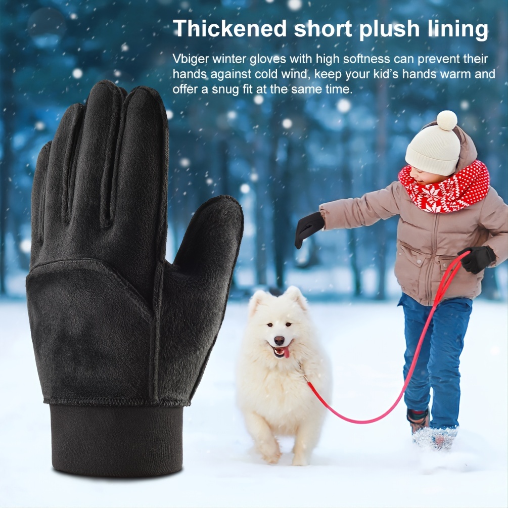 Gants d'hiver pour enfants gants épais pour écran tactile - Temu France