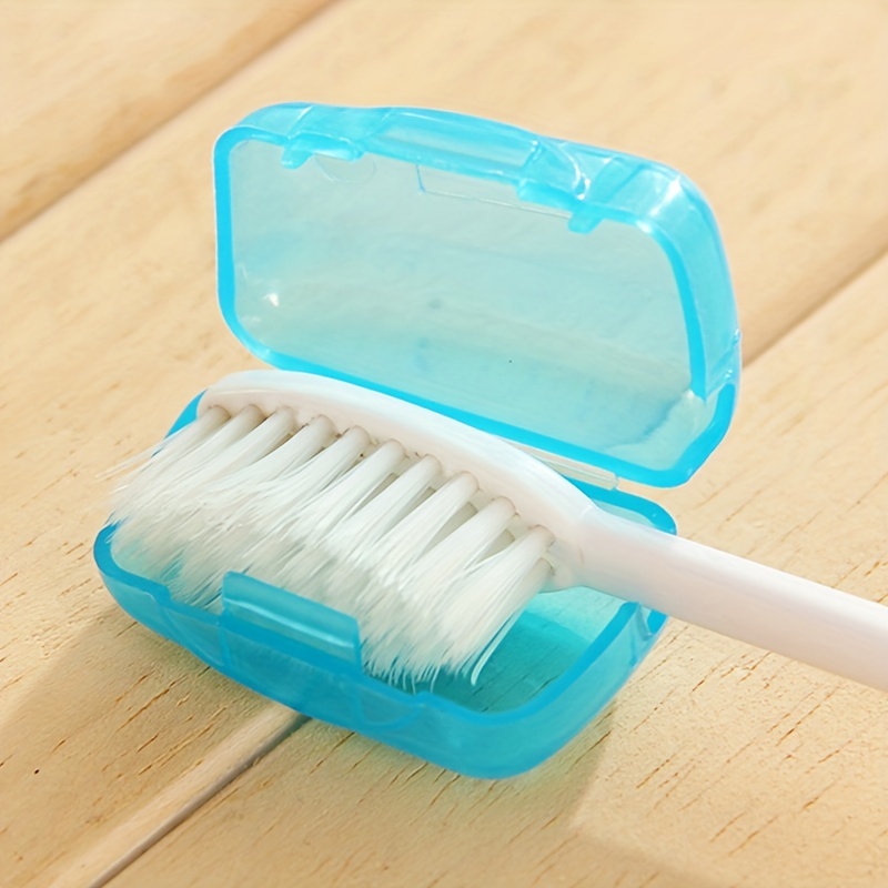 Paquete de 4 fundas para cabeza de cepillo de dientes portátil, protector  de cepillo de dientes, funda protectora de plástico para viajes en el  hogar