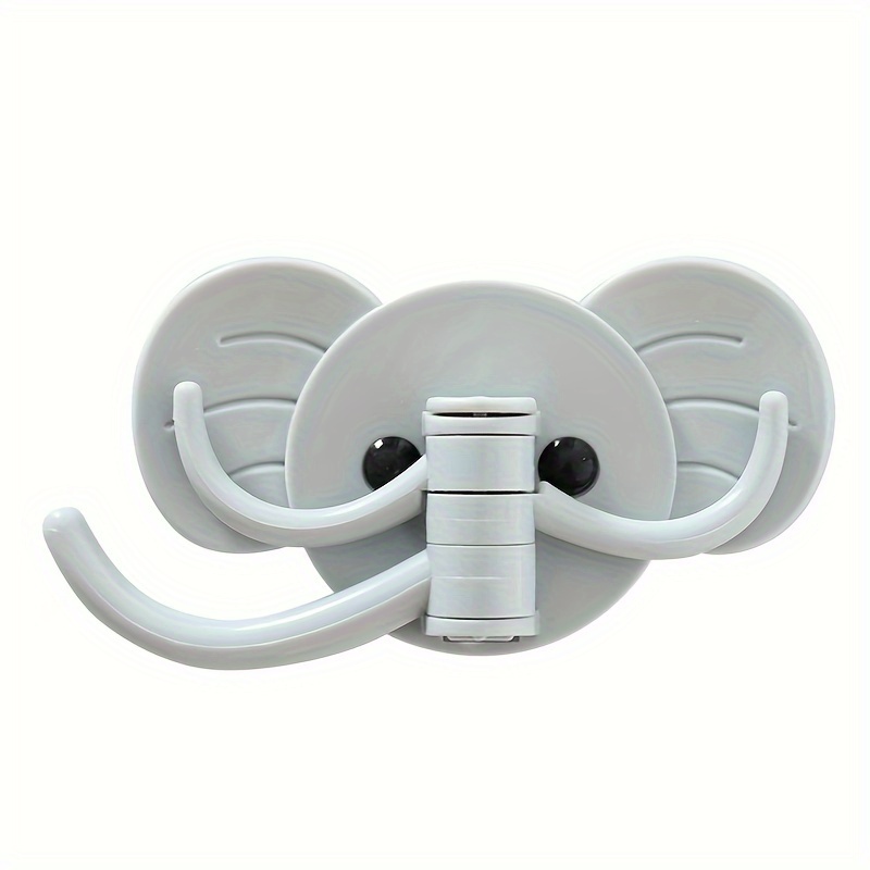 Elephant Swivel Adhesive Hooks Creative Decorative Hooks For
