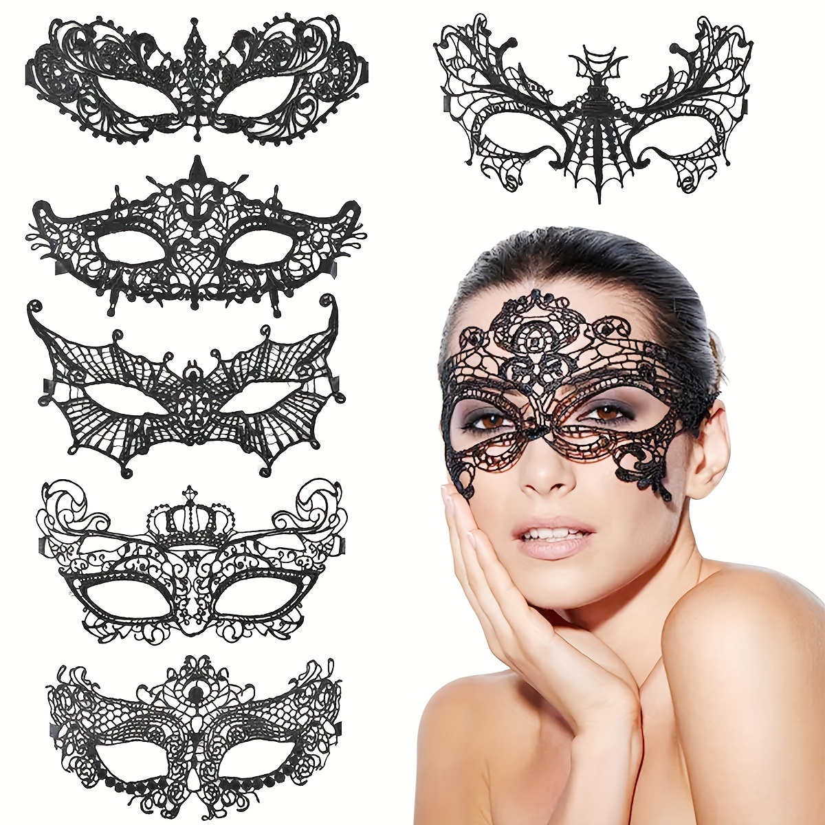 10 Pièce Masques pour Enfants Dress Up, Masques de Déguisement pour Enfant,  Masque de Feutre Halloween, Masque Enfant Déguisement, Convient pour Bal