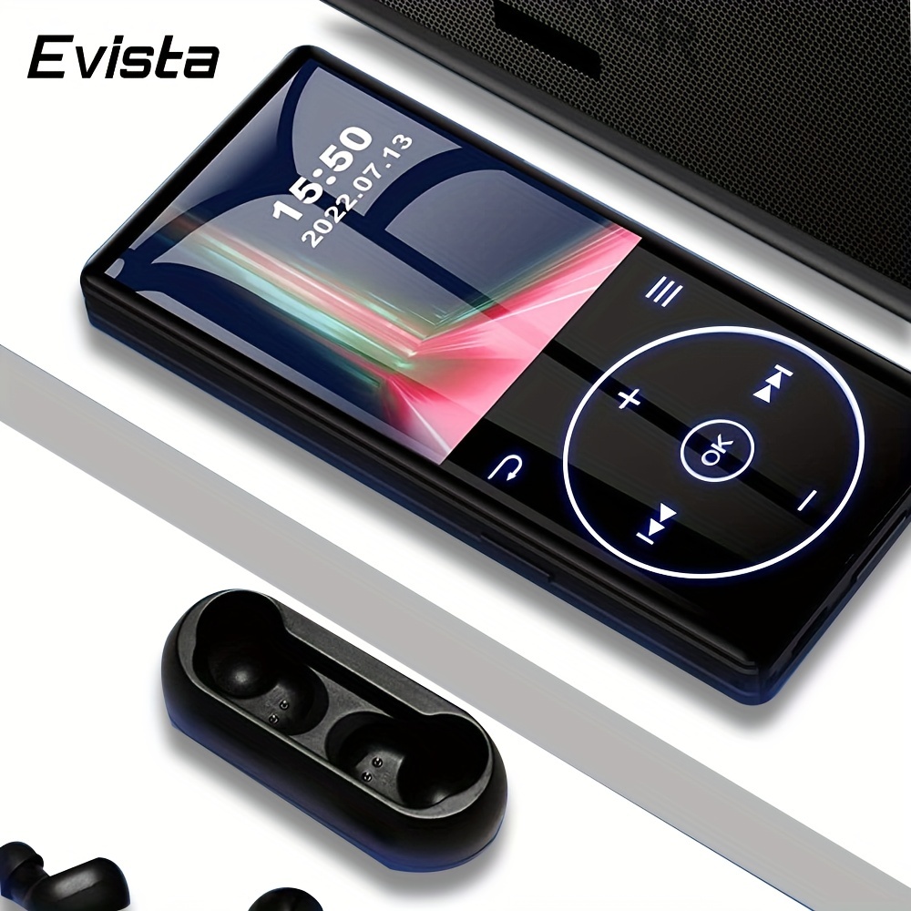 X2 16GB 1.8 pulgadas Pantalla táctil Metal Bluetooth MP3 MP4 Hifi Sonido  Reproductor de música (Plata)