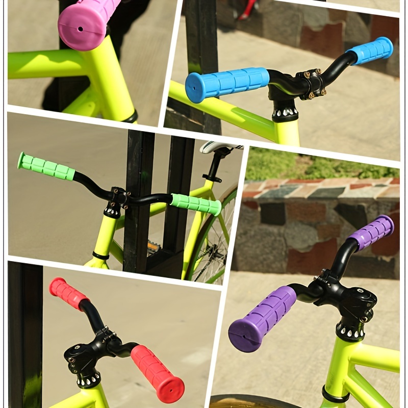 Puños Bicicleta Puños de Manillar para Bicicleta de Goma Bloqueo Doble  Antideslizante Ergonómicos Anti Golpespara Bici de Montaña MTB BMX con  Mango : : Deportes y aire libre