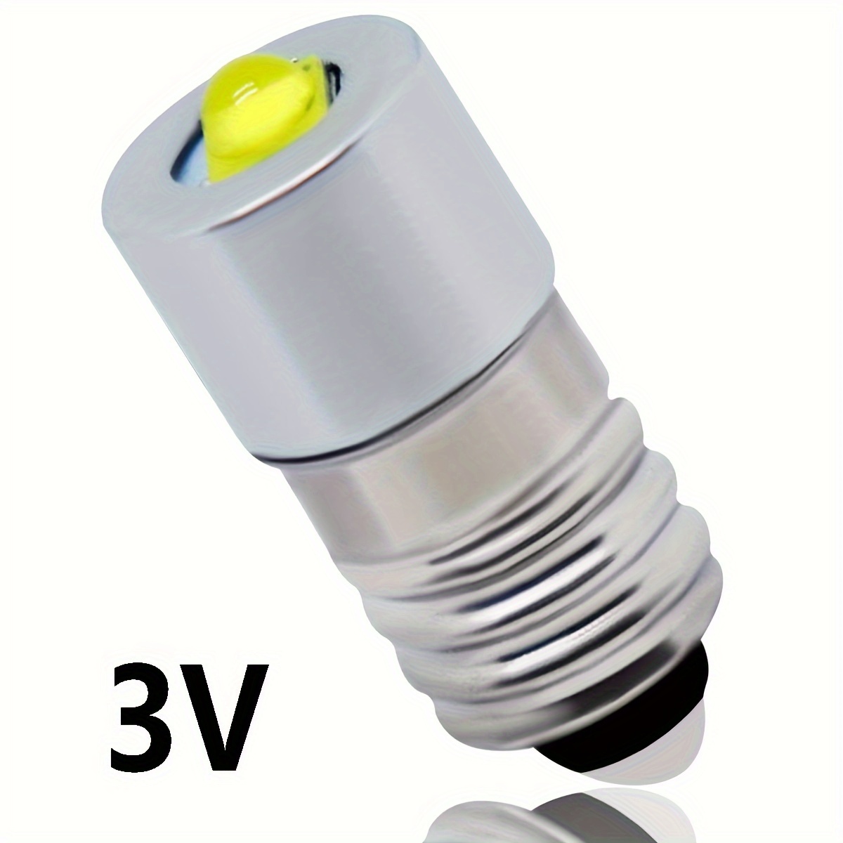 1 Ampoule De Lampe De Poche LED E10 AC/ 4 26 V E10 3 W 3 V - Temu