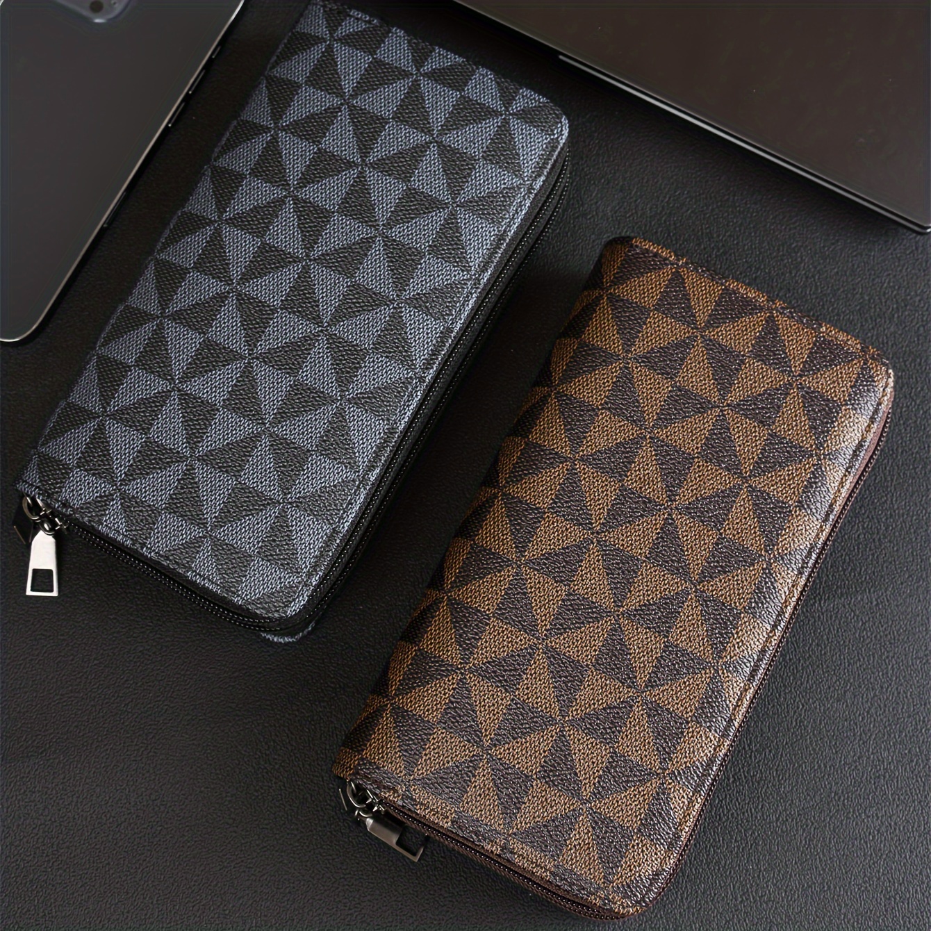 chic vintage inspired women's clutch wallet wrist strap Temu