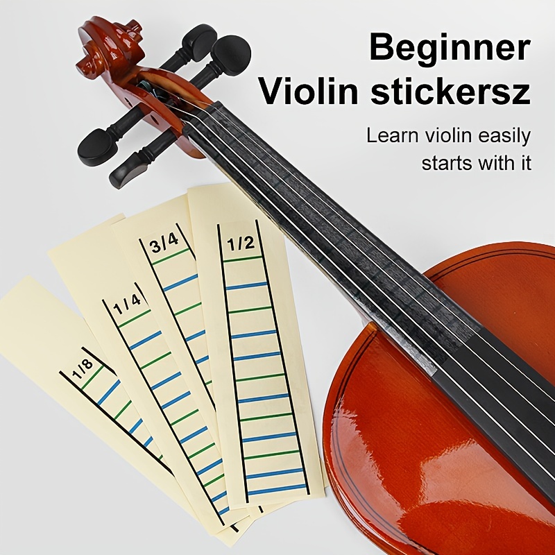 lektie fjendtlighed Anzai Violin Fidget Finger Position Label, Professional Violin Handle Sticker  Tongue Sticker, Beginner Scale Violin Accessories, Beginner Finger  Placement Position - Temu