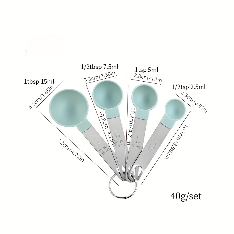 Measuring Cups, Measuring Spoons With Handle, Baking Measuring Tool With  Rustproof Handle For Dry And Liquid Ingredients,stainless Steel Set With  Scale, Seasoning Spoon, Spice Cup, Sauce Cup, Baking Tools, Kitchen Tools,  Baking