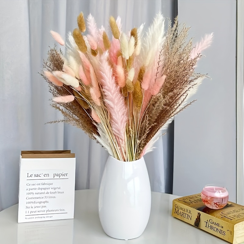 Caja de madera con flor seca y preservada, otoñal -Trencadissa Art floral