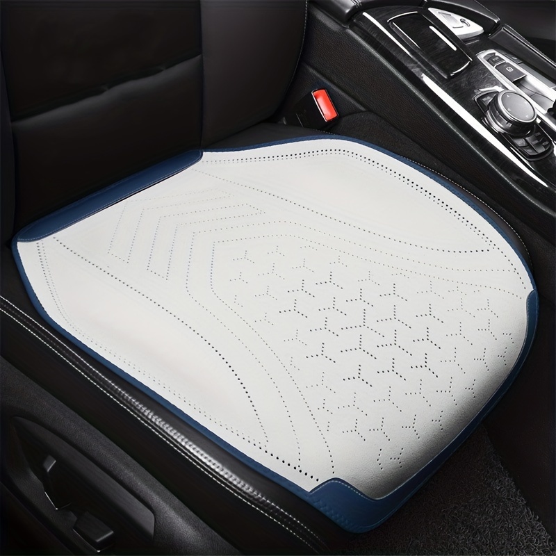 Coussin de siège universel pour voiture - En bambou et cuir synthétique -  Pour siège avant de voiture, à la maison et au bureau : : Auto  et moto