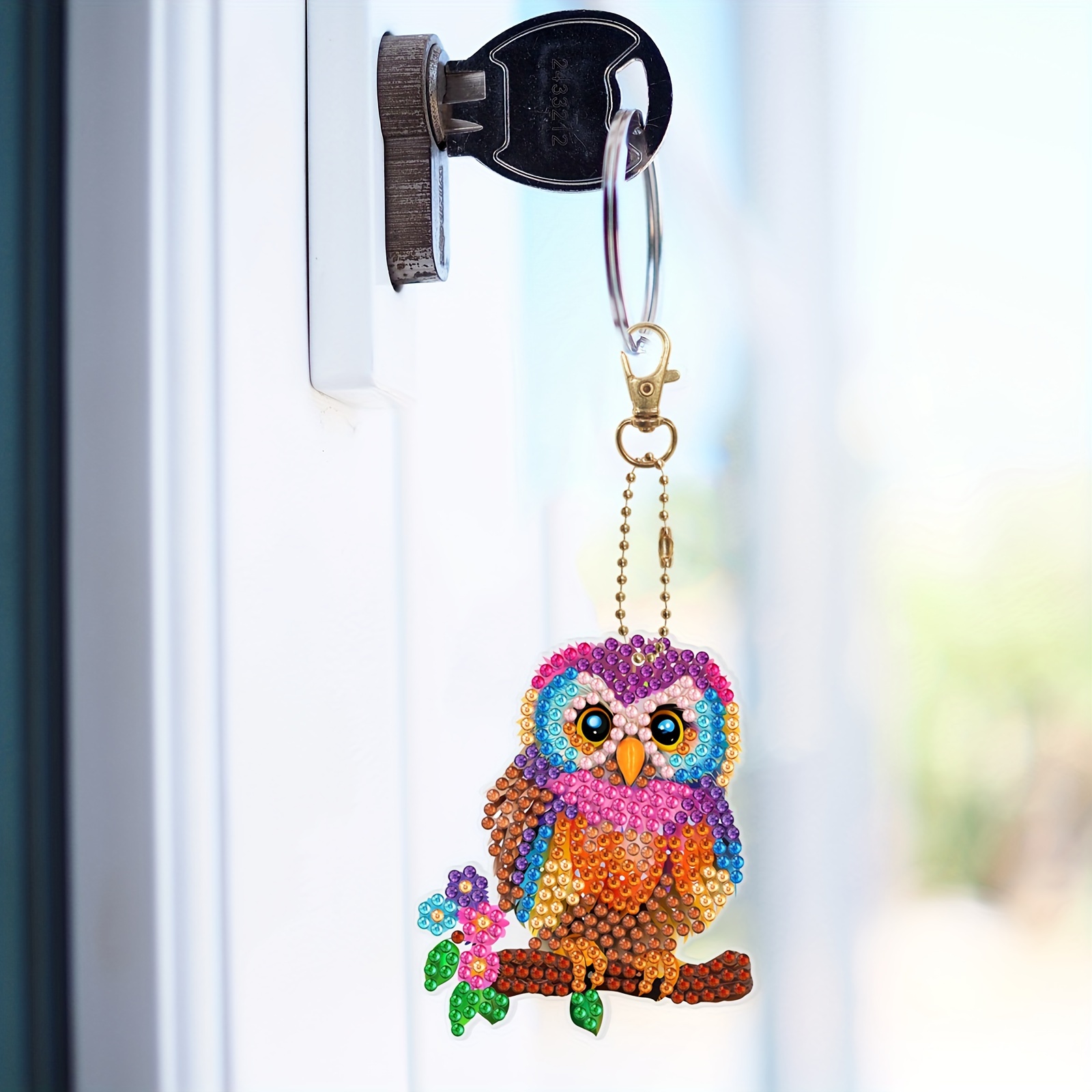 Simple Creative Cute Ins Owl Diamond Painting Diy Handmade - Temu