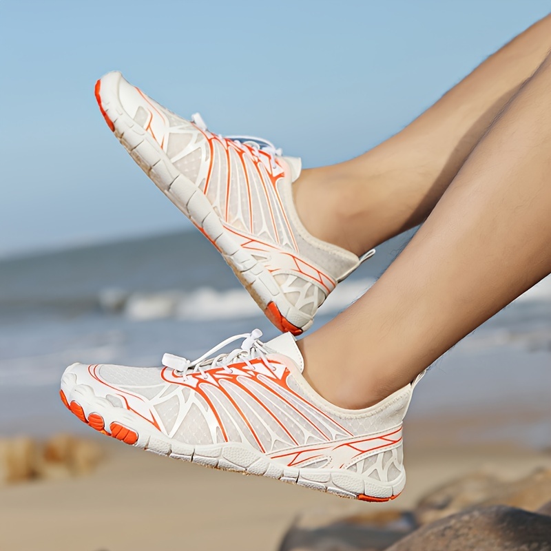 Men's Adjustable Bare Water Shoes Quick Dry Non Slip for Summer Beach