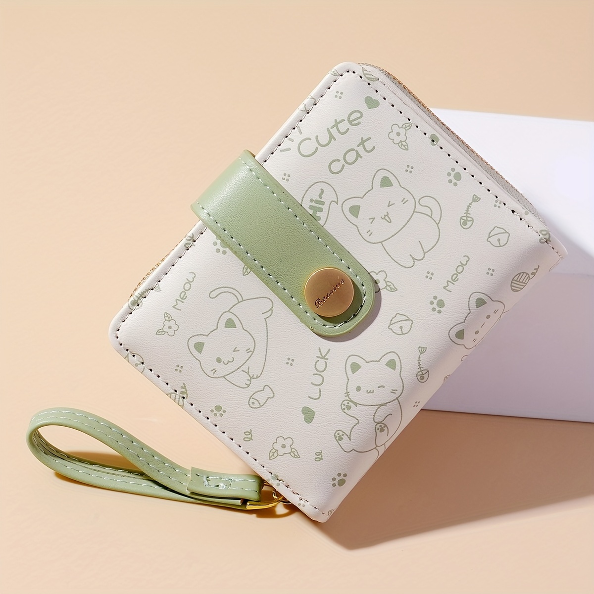 

Mini Cute Cartoon Bifold Wallet, Short Credit Card Holder, Women's Fashion Cad Case & Coin Purse