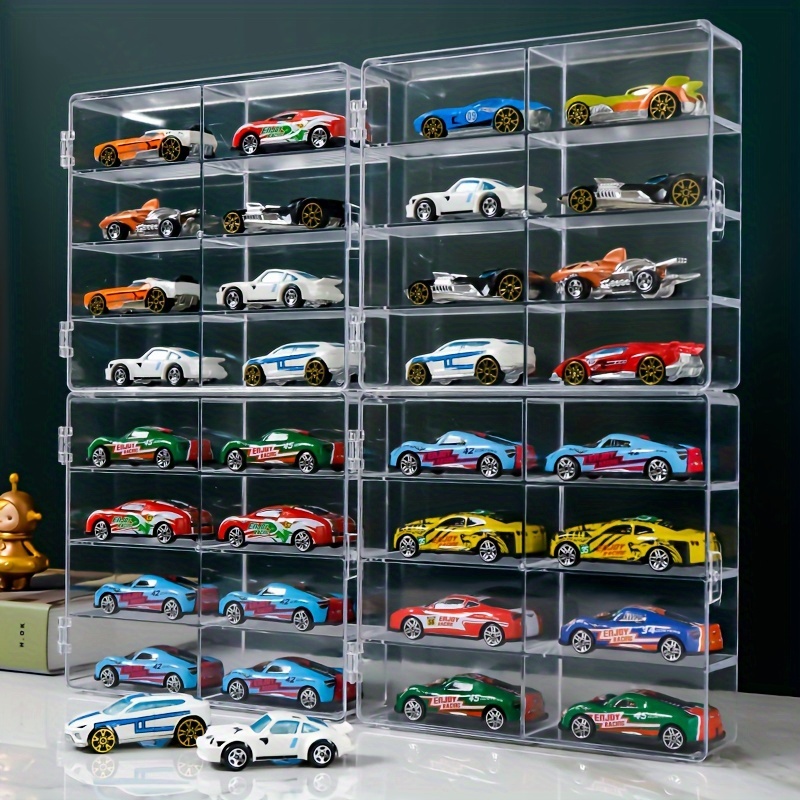 1/64 Model Car Display Case Desktop Decor for Model Collectors Alloy Car 