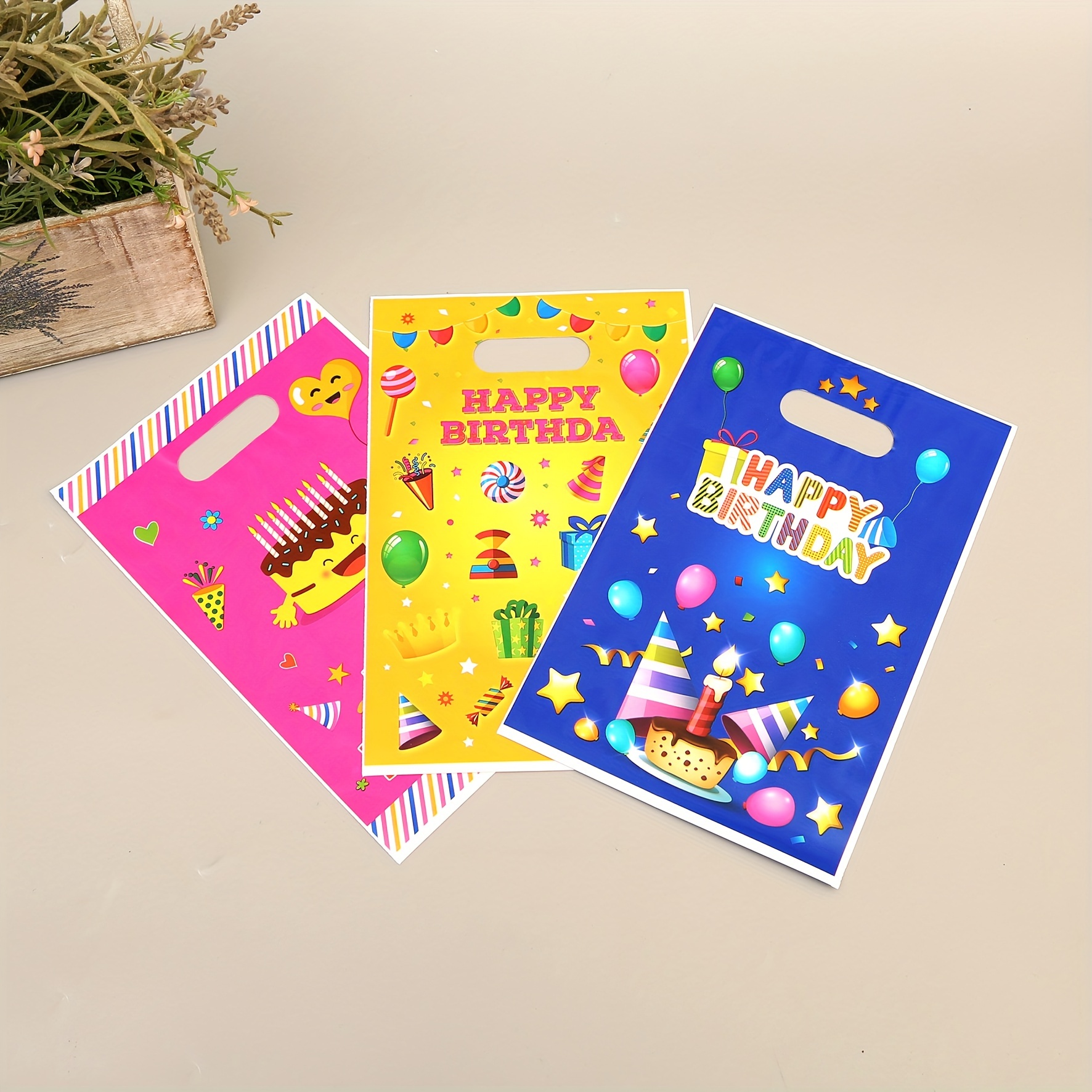 Happy Birthday Gift Bags Birthday Party Favor Bags Party - Temu