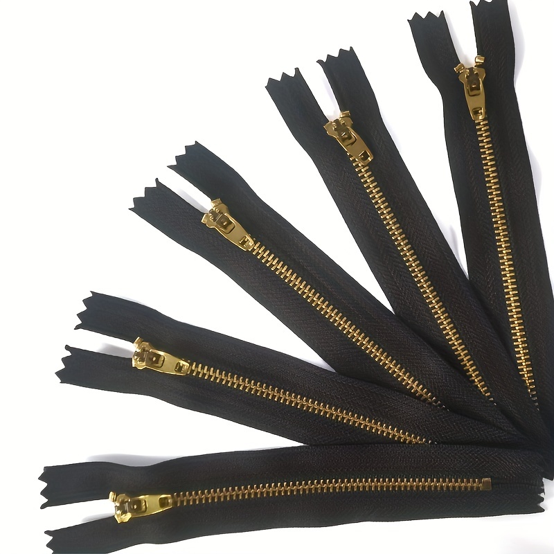 10/20Pcs 8-30cm(3.14-11.81inch) 3# Metal Zipper Close End Decorative Zip  for Bag Jeans Pants Placket Zippers Sewing Accessories