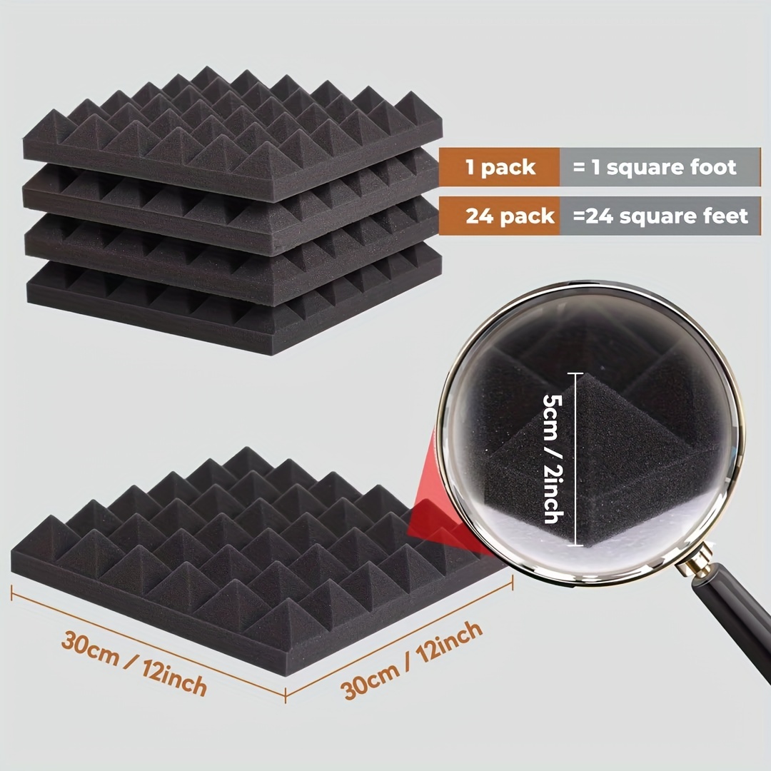 Materiales Acusticos - Espuma acústica piramidal. Busca la