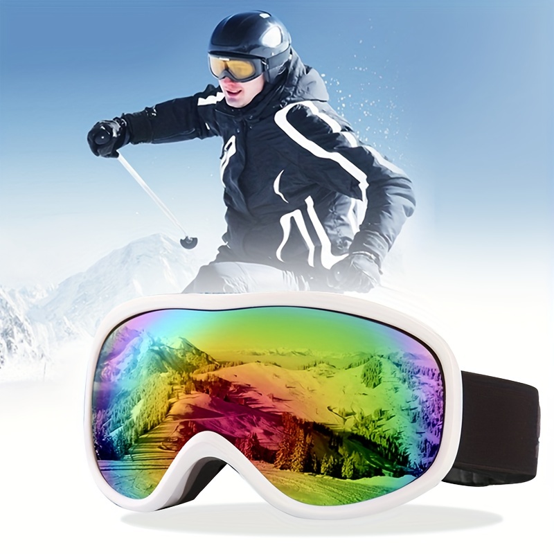 Gafas De Esquí, Lentes De Máscara De Esquí Antivaho De Doble Capa UV400,  Gafas De Snowboard, Gafas De Sol De Esquí