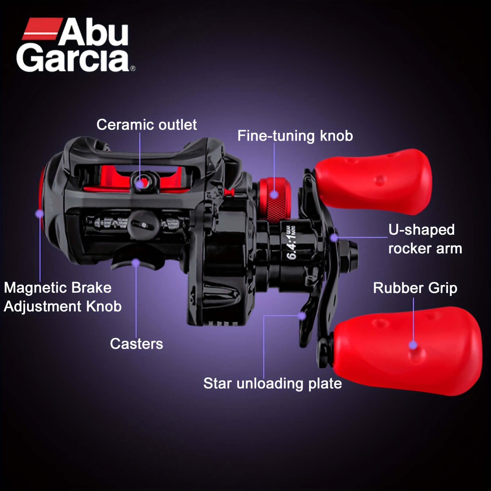 Abu Garcia MAX4X-L Bait Casting Reel - Fishingmonk