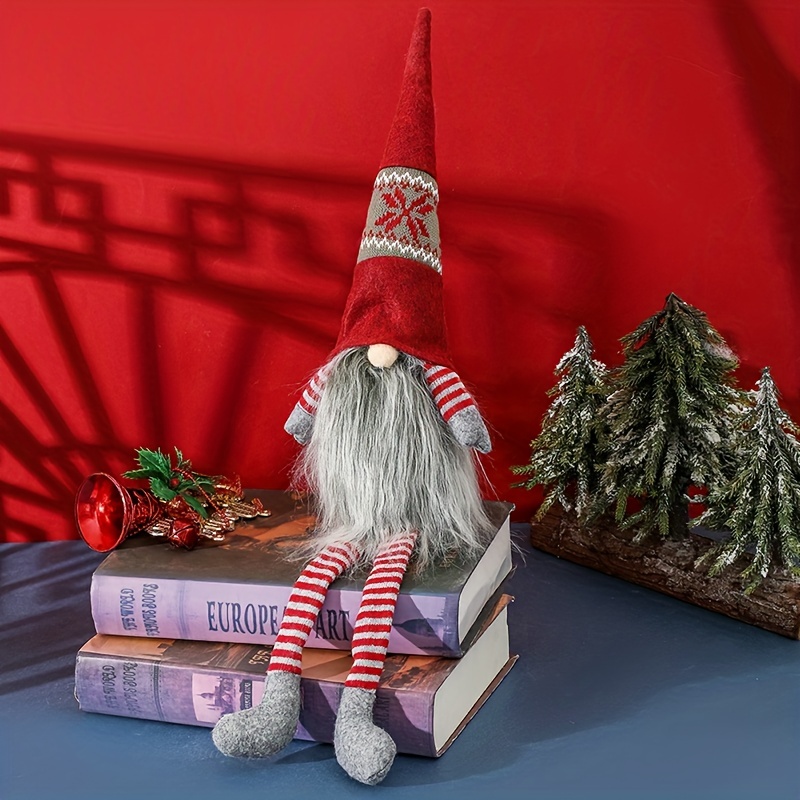 Xmas Decoration Faceless Old Man Plush Doll 22.4inch Gift Dwarf Gnome Home