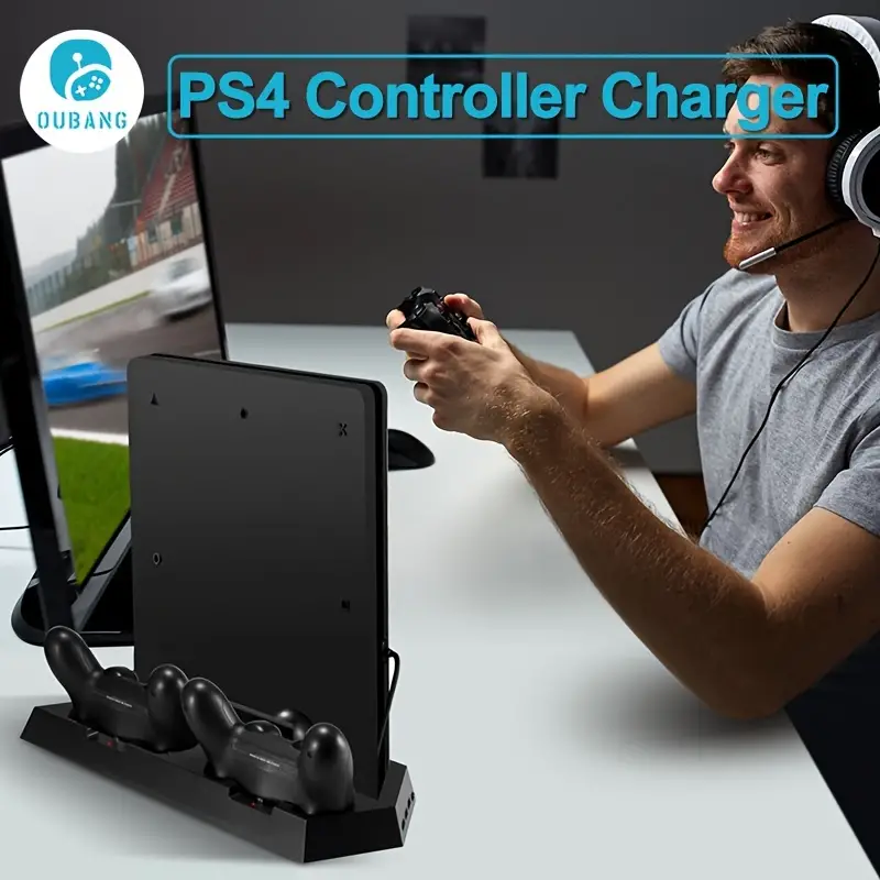 OUBANG PS4 Chargeur De Contrôleur Universel PS4/PS4 Pro/PS4
