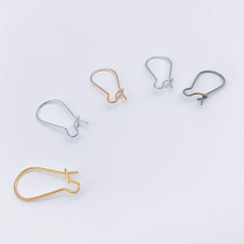 Stainless Steel Earring Hooks Drop Earring Wires Connector - Temu