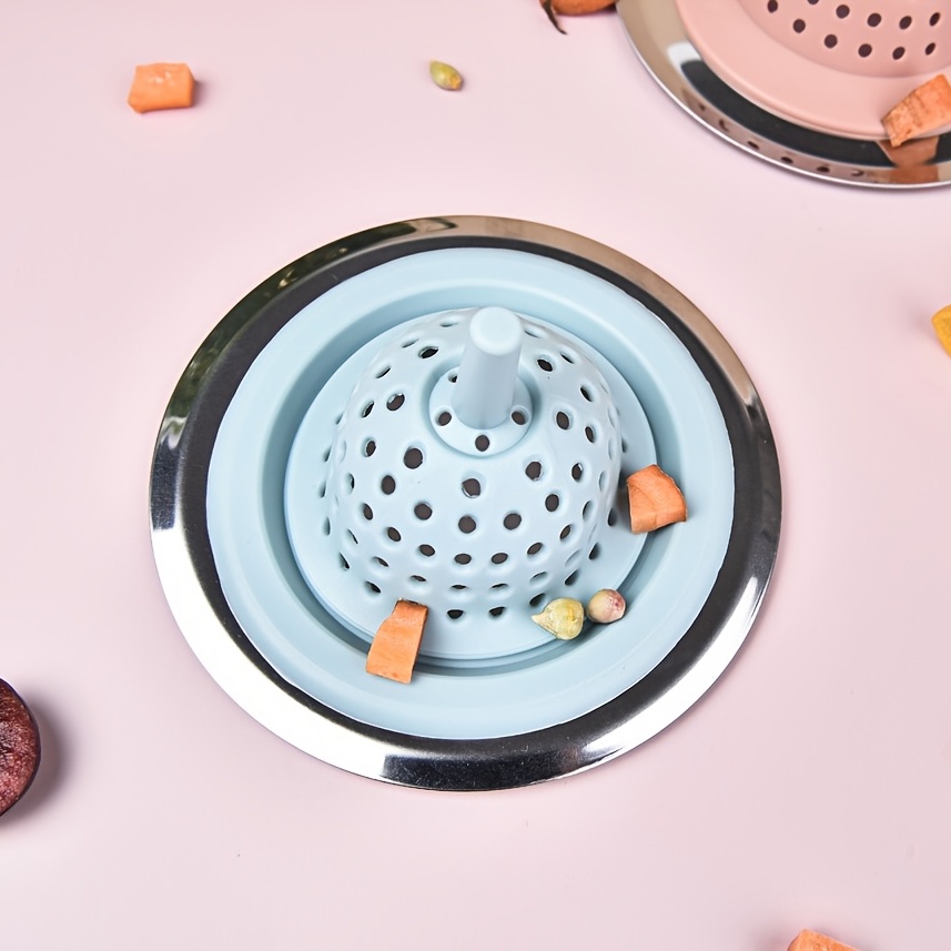 1pc Silicone Sink Strainer Drainer For Pasta Ground Beef Vegetables