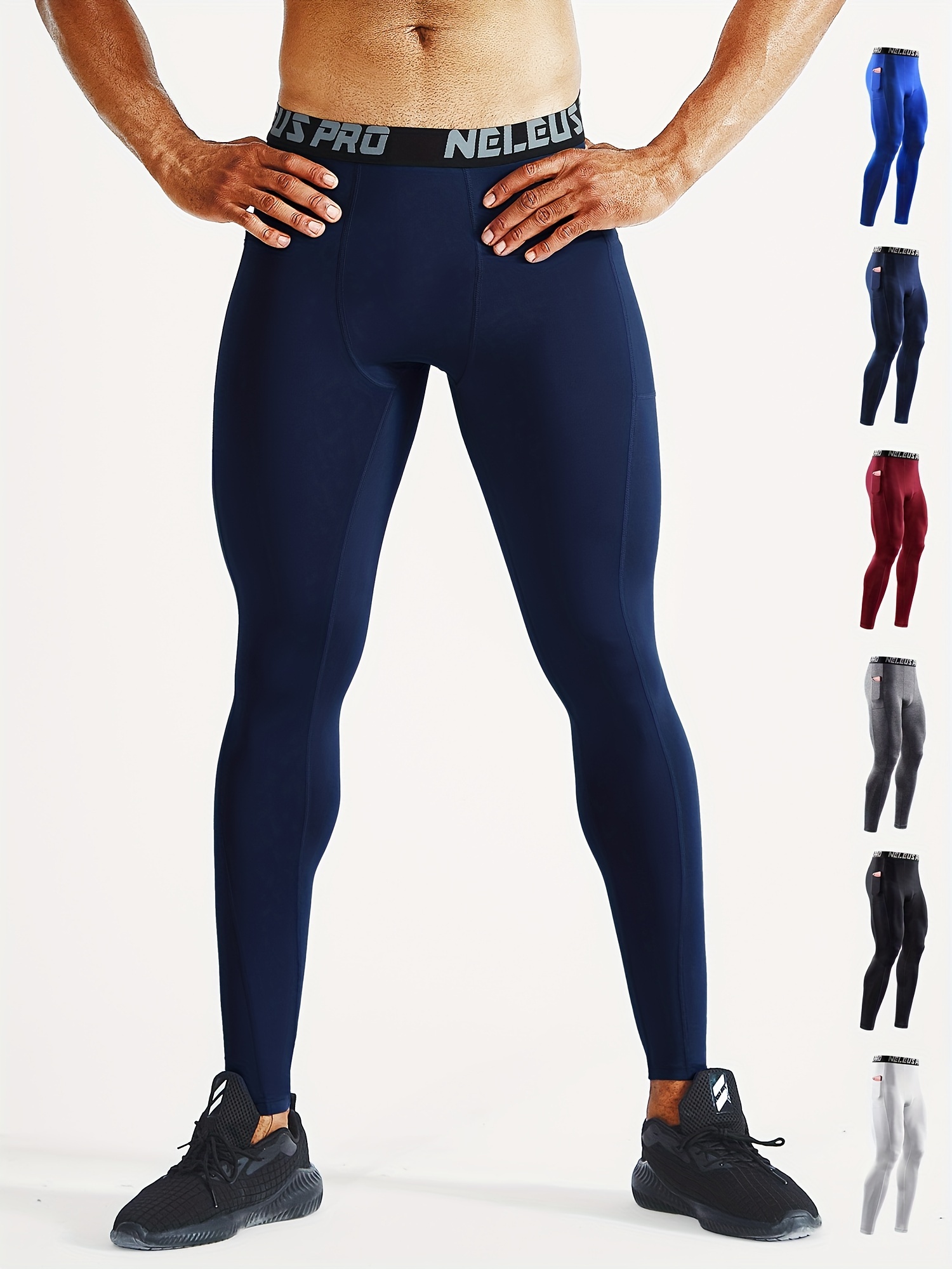 Mens Quick Dry Compression Running Tights 2020 Fitness Leggings