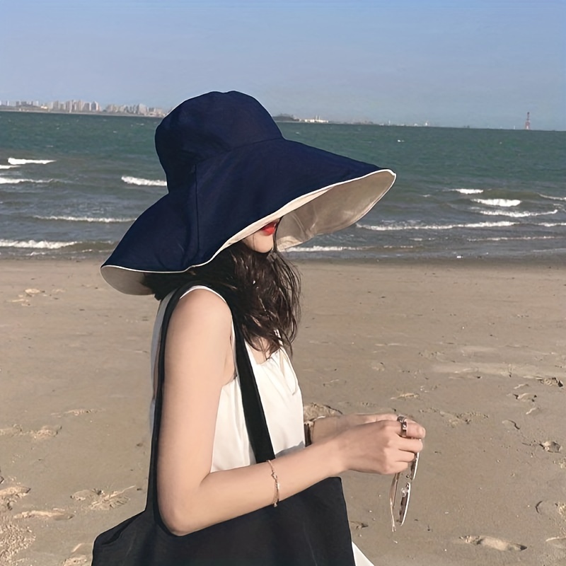 Sombrero de playa de verano plegable de paja de ala grande Sun Esg16631 -  China Sombrero y sombreros precio