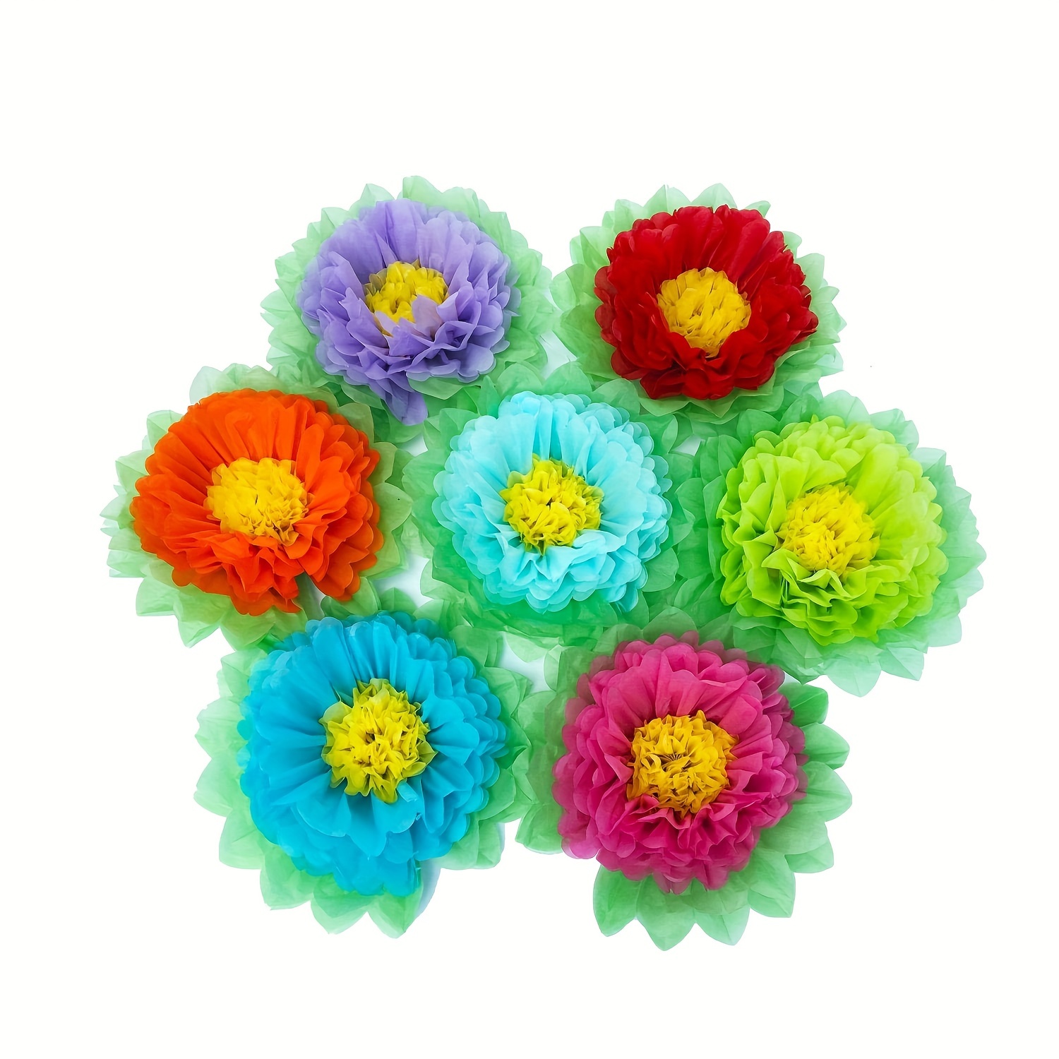 Crepe Paper Flowers Decoration For Wall Diy Paper Flowers - Temu