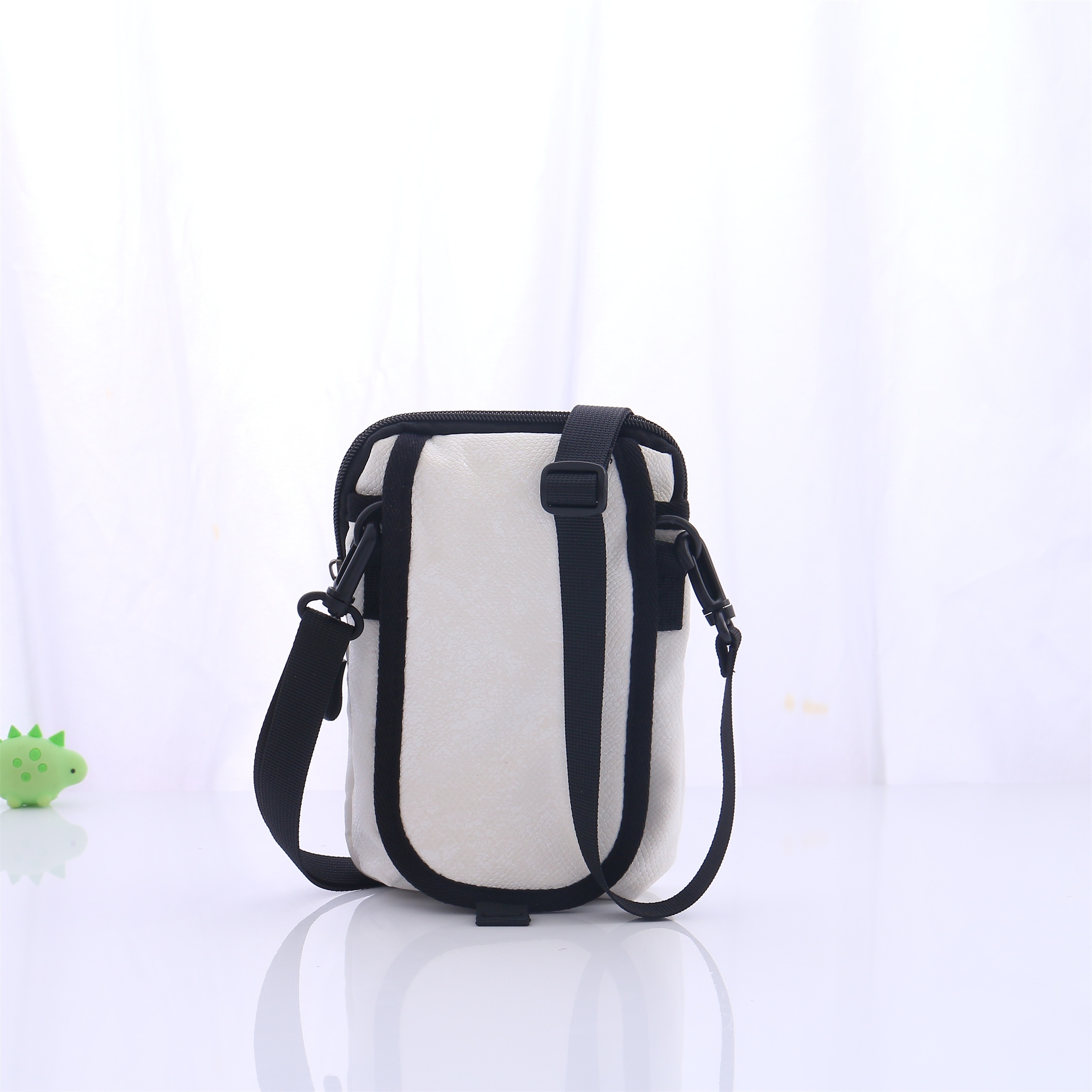 Black Crossbody Sling Bag with Changeable Strap