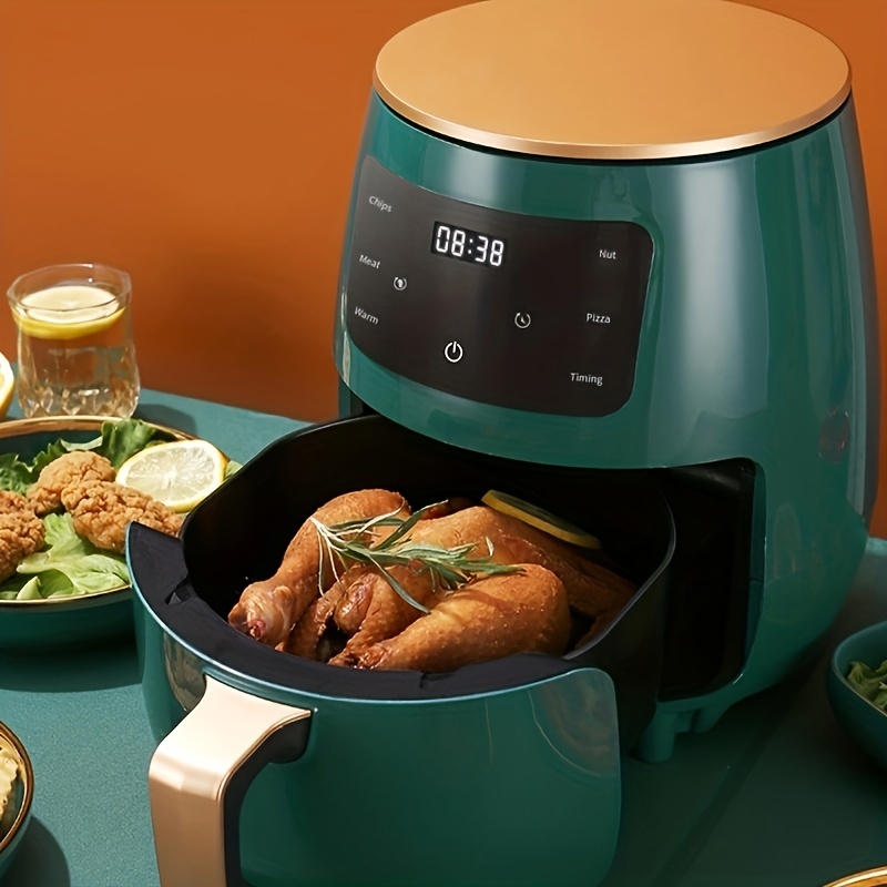 Air Fryer 4.5L Household Touch Screen Intelligent Timing Smoke Free  Electric Fryer Low Fat Chips