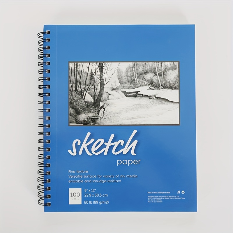 Sketchbook A4, 8.5inchx10.98inch, 30 Sheets Sketch Paper Hand Painted Book  Sketchbook Extra Thick Smooth Surface Art Supplies