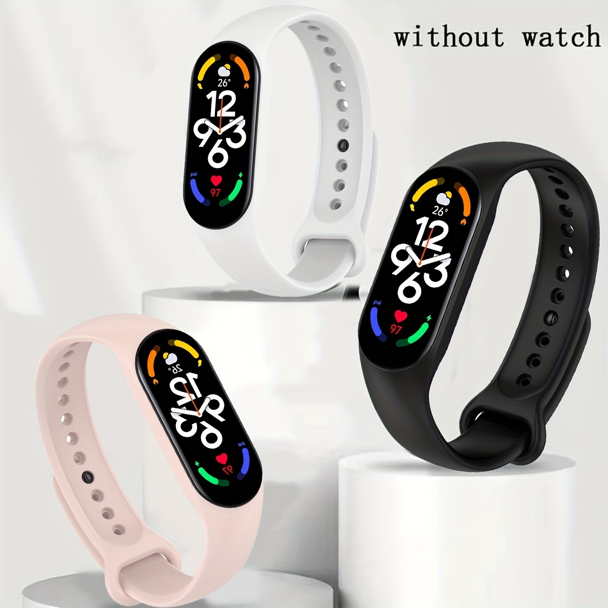 Strap for Redmi Watch 4 Soft Silicone Replament Breathable Bracelet  Wristband Watchband for Xiaomi Band 8 Pro