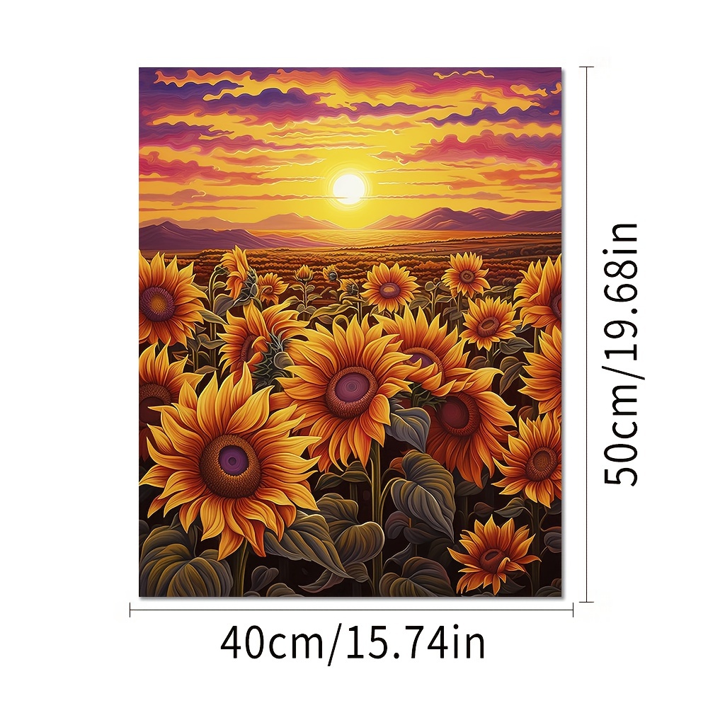Paint By Numbers For Beginners Adult Sunset Paint By Numbers - Temu