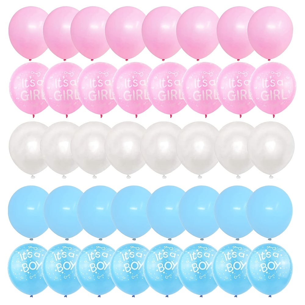 Silvery Balloon Latex Balloons Gender Reveal Balloons - Temu