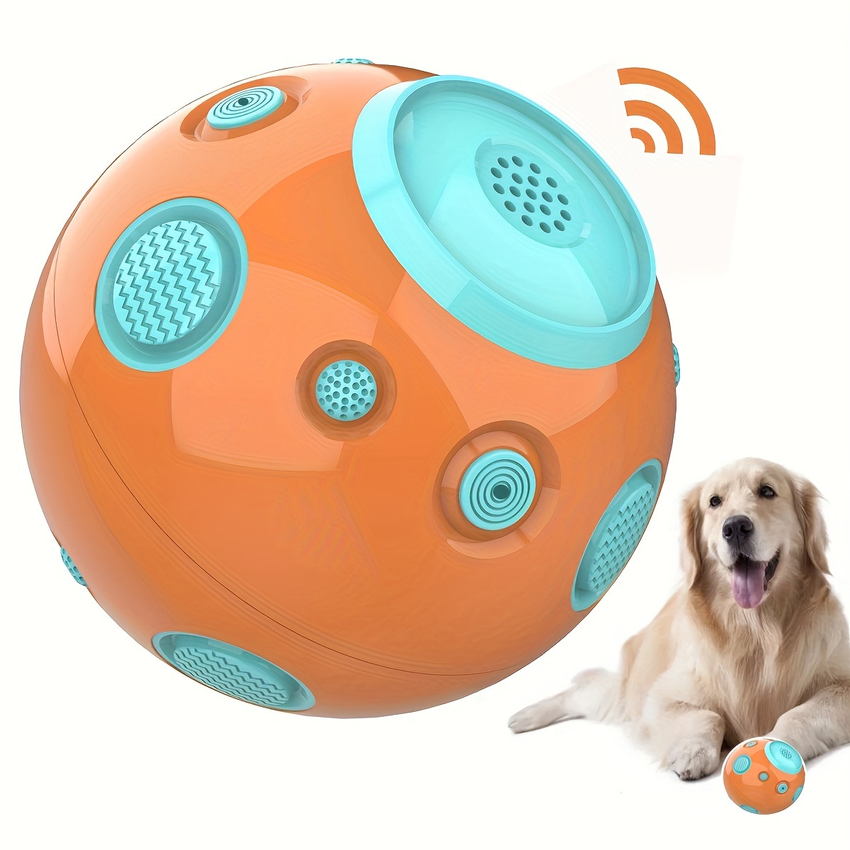 Wobble Giggle Dog Treat Ball,Interactive Dog Toys Ball,Dog