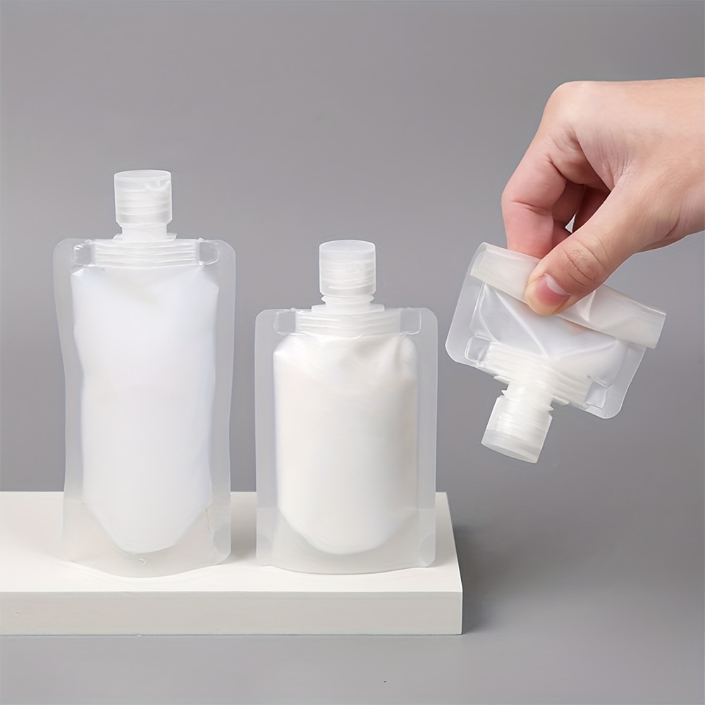 Travel Bottles Set With Storage Bag Leak Proof Refillable - Temu